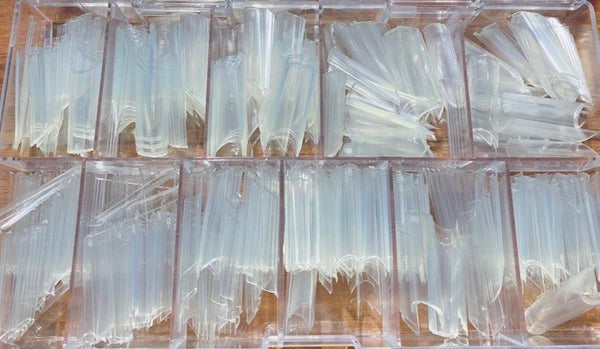XXXL C curved 400pcs/box False Tips Long Square Nail Tips