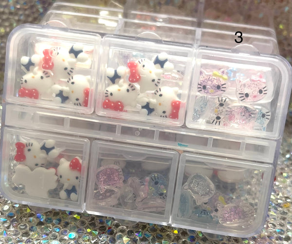 Hello Kitty plastic charms box