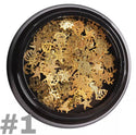 Nail mixed design summer metal decoration