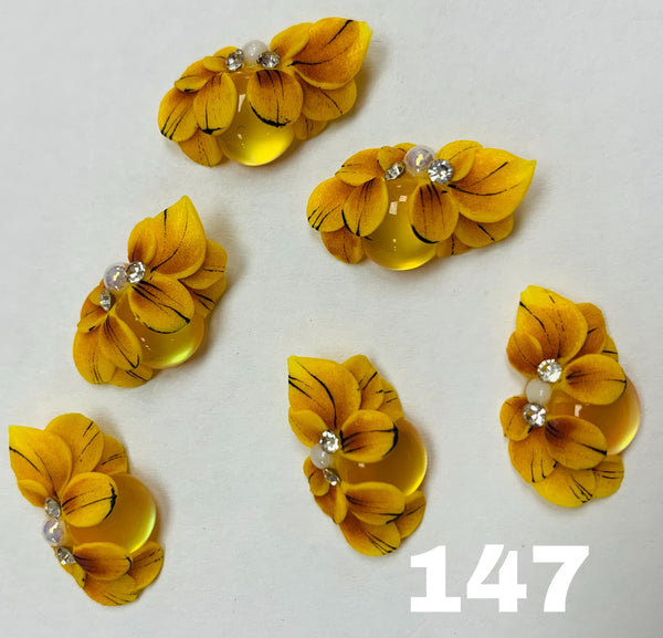 3d acrylic flowers