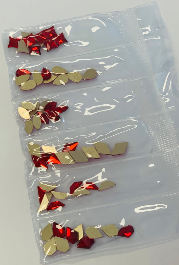 Glass fancy rhinestones shapes