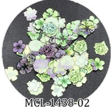 Butterfly Laser Nail Sequins 3D Nail Art Decoration