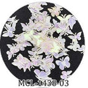 Butterfly Laser Nail Sequins 3D Nail Art Decoration