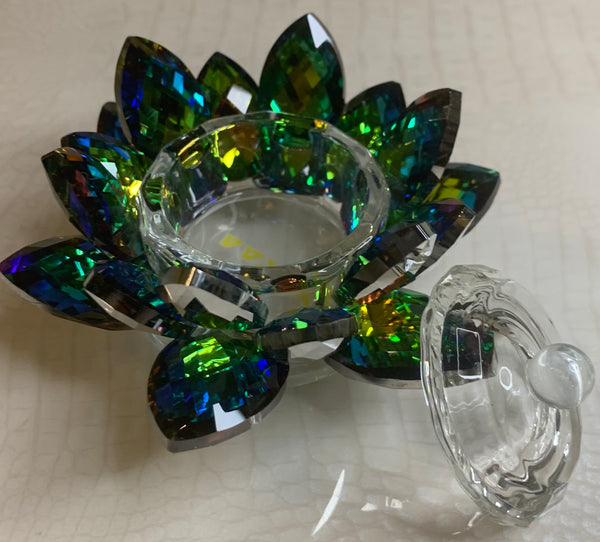 Crystal Flower nail dappen dish