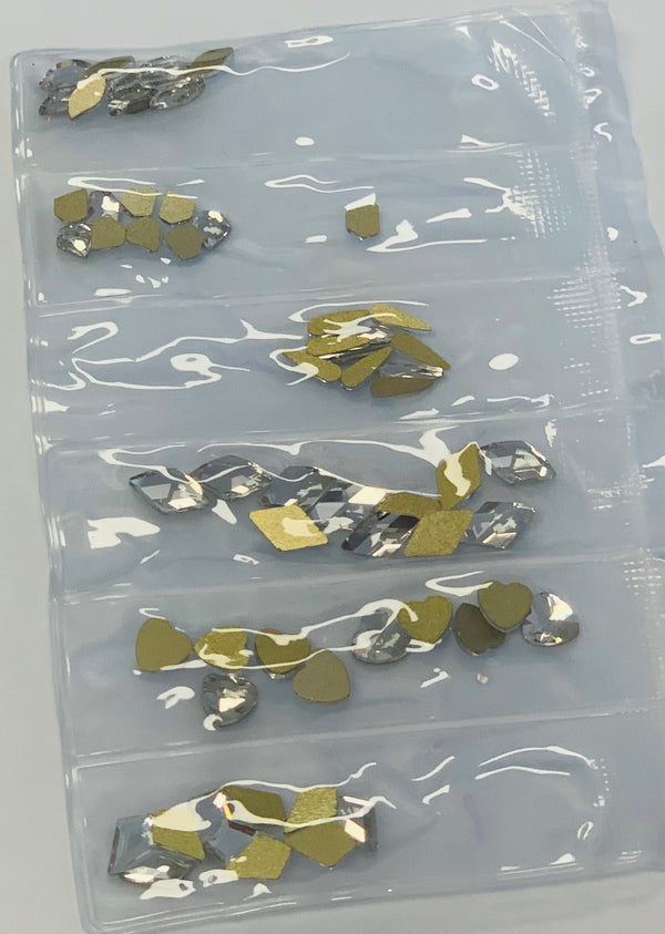 Glass fancy rhinestones shapes