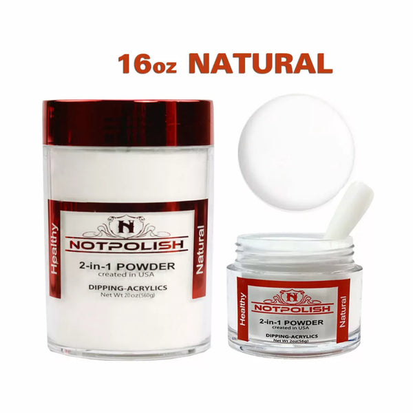 Not polish 16 oz. And 4oz Powder