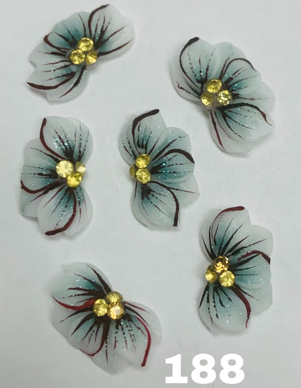 3d acrylic flowers