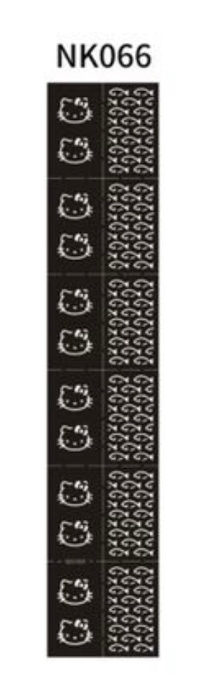 Stencil Nail Art