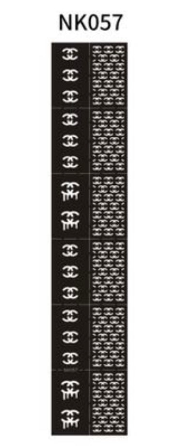 Stencil Nail Art