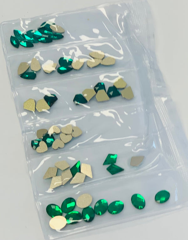 Glass fancy rhinestones shapes