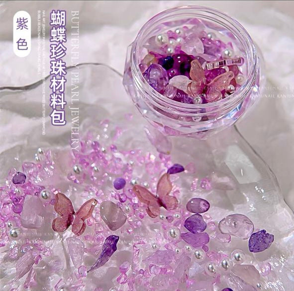 Butterflies resin