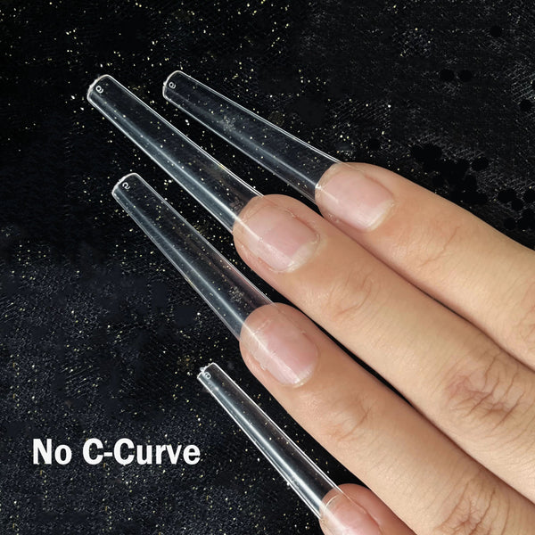 Tips extralong No C Curve nail tips