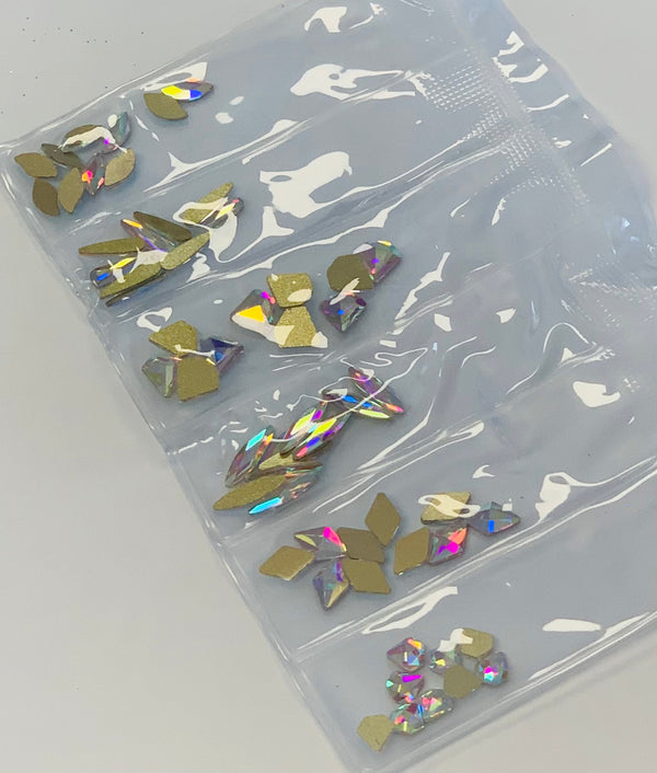 Glass fancy rhinestones shapes