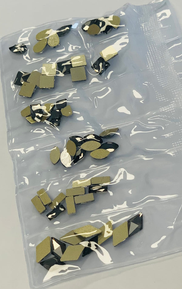 Glass fancy rhinestones shapes