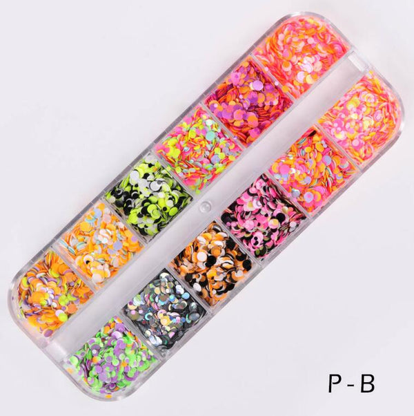 Round Dots Nail Glitter