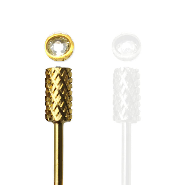 Nail Drill Bit 3/32 4XC Barrel Gold Carbide Bits
